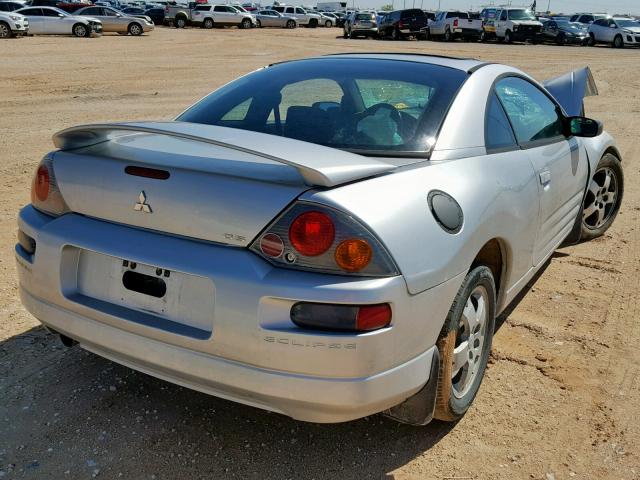 4A3AC44GX3E076971 - 2003 MITSUBISHI ECLIPSE GS GRAY photo 4