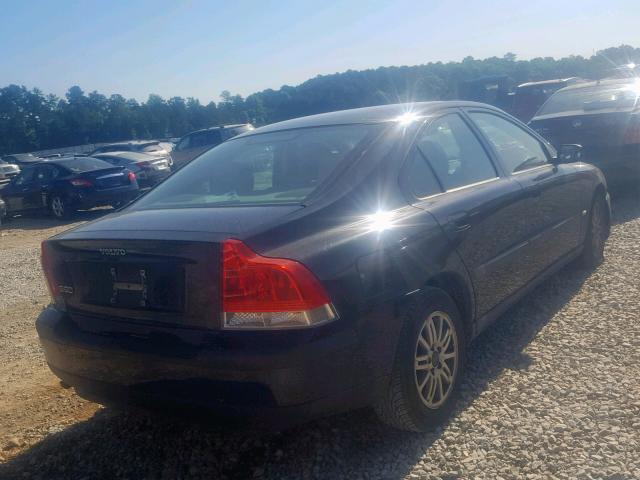 YV1RS61T642384660 - 2004 VOLVO S60 BLACK photo 4