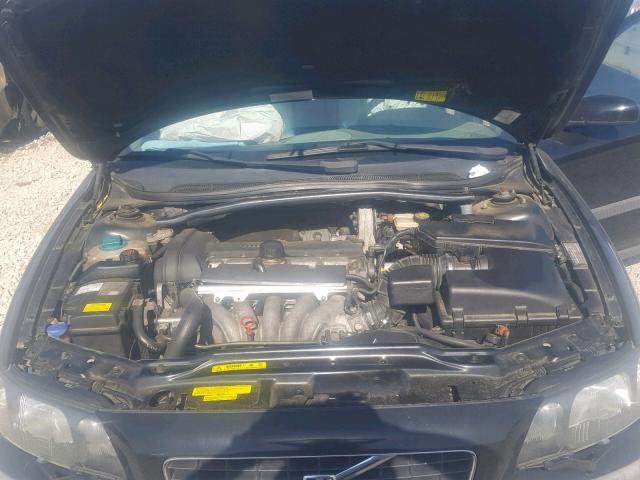 YV1RS61T642384660 - 2004 VOLVO S60 BLACK photo 7