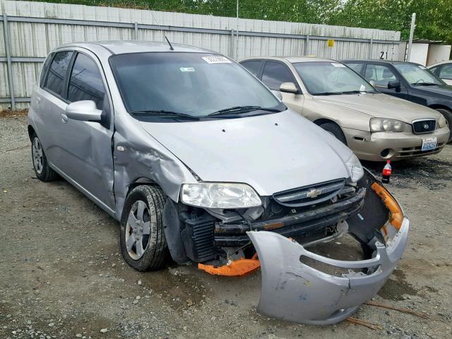 KL1TD66658B038184 - 2008 CHEVROLET AVEO BASE Gümüş foto 1