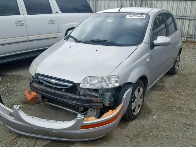 KL1TD66658B038184 - 2008 CHEVROLET AVEO BASE Gümüş foto 2
