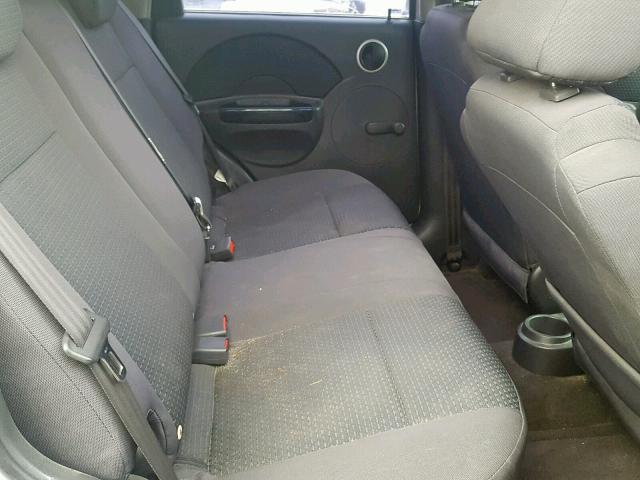 KL1TD66658B038184 - 2008 CHEVROLET AVEO BASE Gümüş foto 6