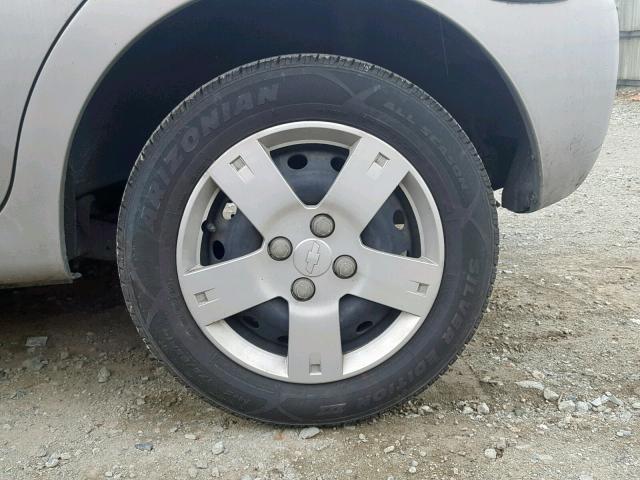 KL1TD66658B038184 - 2008 CHEVROLET AVEO BASE Gümüş foto 9