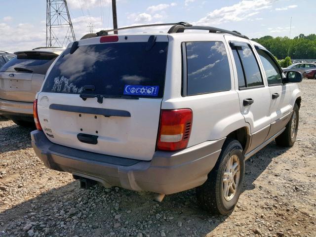 1J4GX48S84C370960 - 2004 JEEP GRAND CHER WHITE photo 4