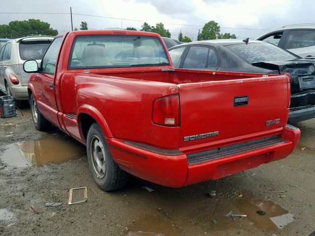 1GTCS14XXW8516574 - 1998 GMC SONOMA RED photo 3