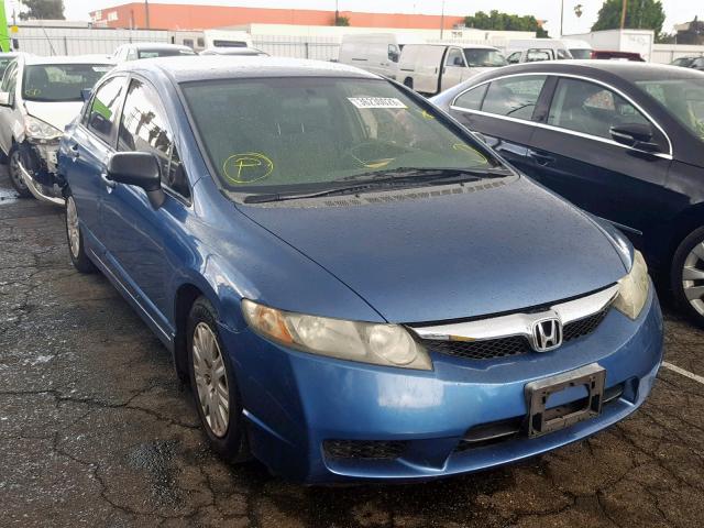 2HGFA16319H342579 - 2009 HONDA CIVIC VP BLUE photo 1