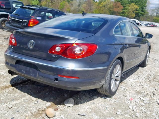 WVWMP7AN5CE528642 - 2012 VOLKSWAGEN CC SPORT GRAY photo 4