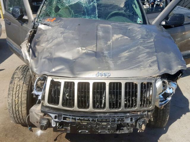 1J4GS48K75C717310 - 2005 JEEP GRAND CHER BROWN photo 7