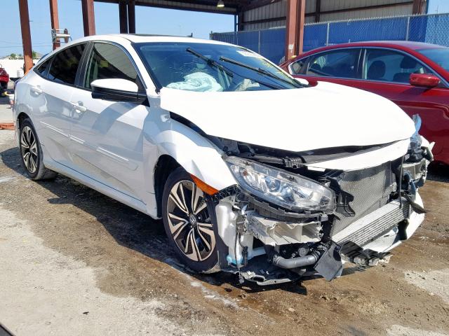 19XFC1F70GE021427 - 2016 HONDA CIVIC EXL WHITE photo 1