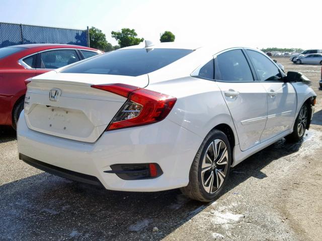 19XFC1F70GE021427 - 2016 HONDA CIVIC EXL WHITE photo 4