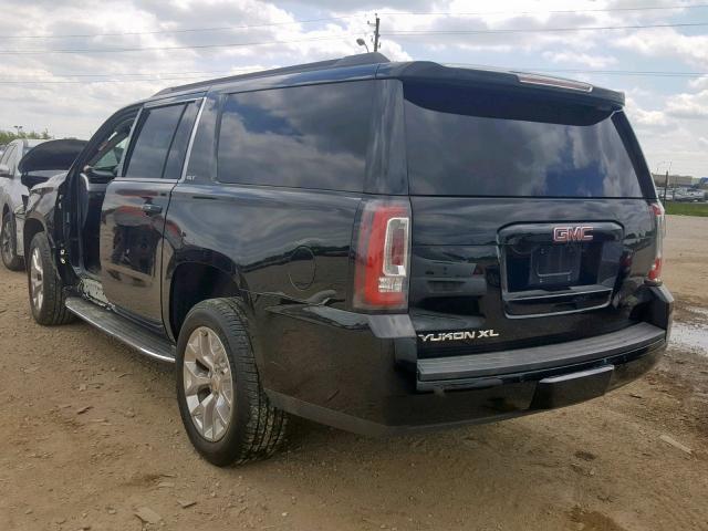 1GKS2HKC8FR203607 - 2015 GMC YUKON XL K BLACK photo 3