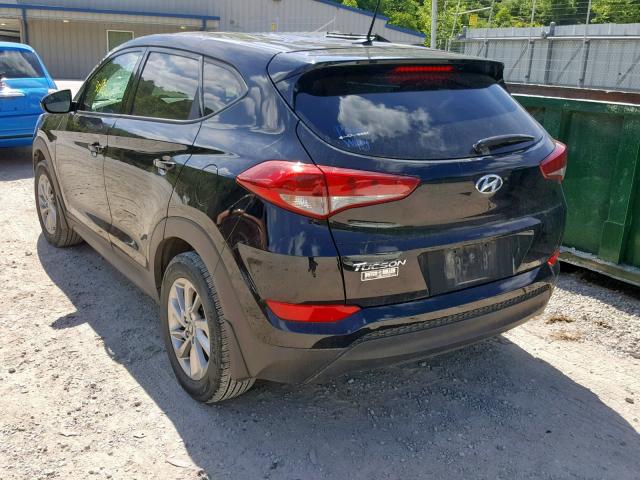 KM8J23A45HU340360 - 2017 HYUNDAI TUCSON SE BLACK photo 3