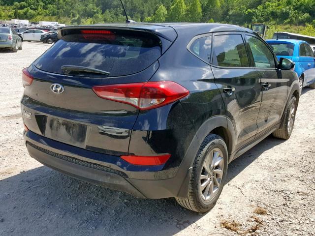 KM8J23A45HU340360 - 2017 HYUNDAI TUCSON SE BLACK photo 4