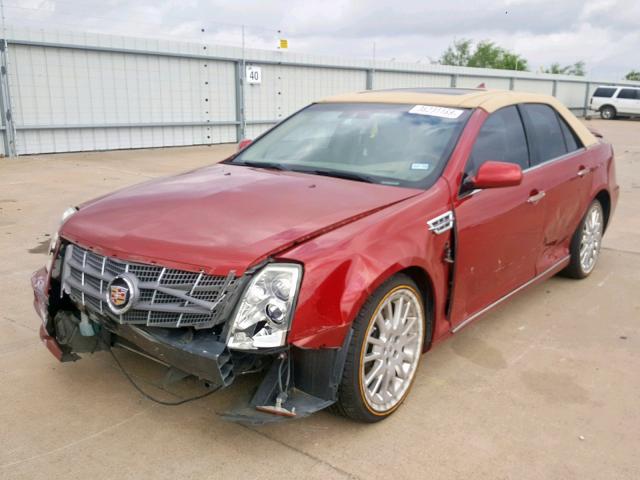 1G6DU6EV0A0149946 - 2010 CADILLAC STS RED photo 2