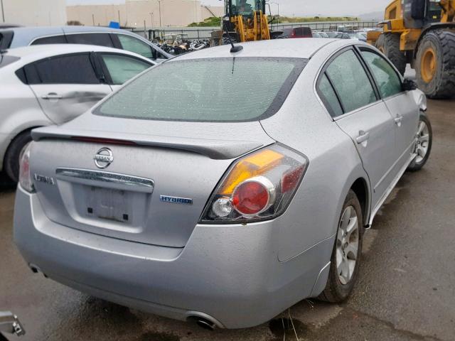 1N4CL21E69C101572 - 2009 NISSAN ALTIMA HYB SILVER photo 4