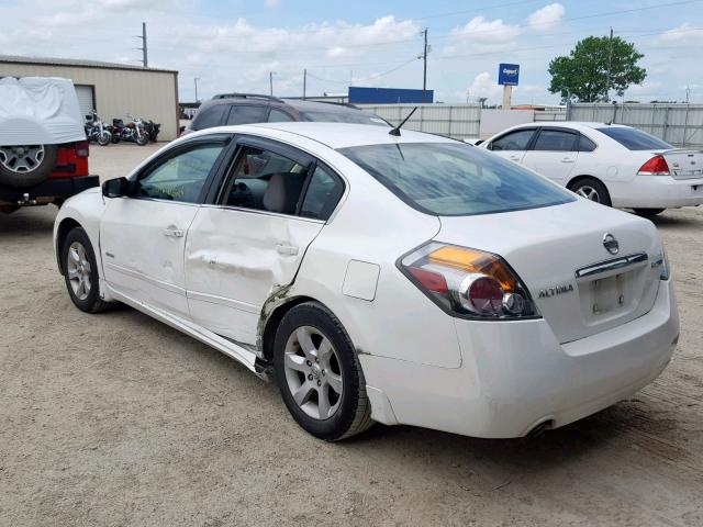 1N4CL21E59C138094 - 2009 NISSAN ALTIMA HYB WHITE photo 3