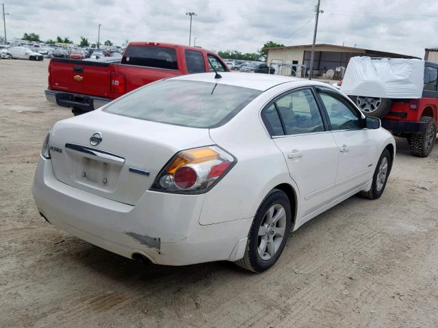 1N4CL21E59C138094 - 2009 NISSAN ALTIMA HYB WHITE photo 4