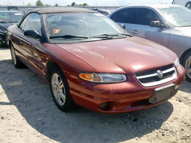 3C3EL45H4WT319890 - 1998 CHRYSLER SEBRING JX BURGUNDY photo 1