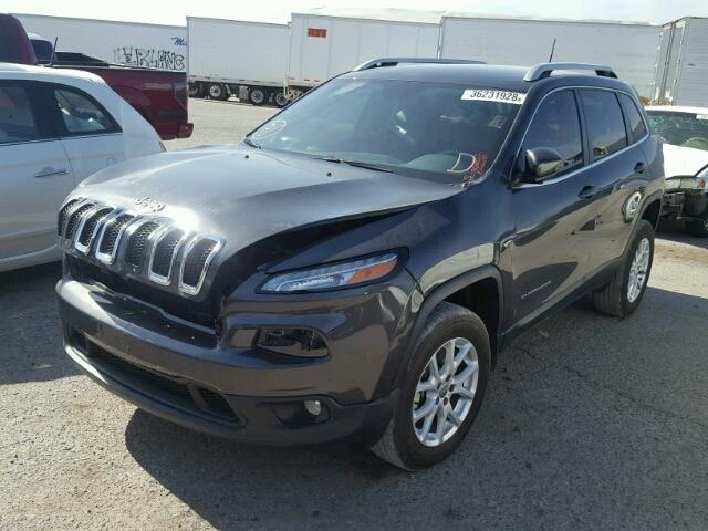 1C4PJMCS4GW130774 - 2016 JEEP CHEROKEE L CHARCOAL photo 2