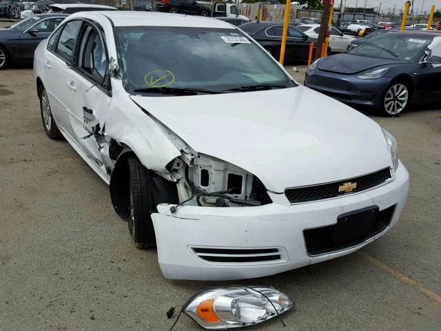 2G1WB5E38G1148991 - 2016 CHEVROLET IMPALA LIM WHITE photo 1