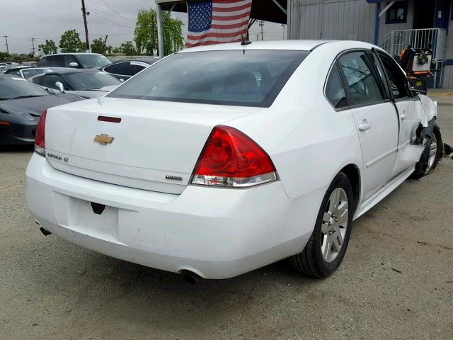 2G1WB5E38G1148991 - 2016 CHEVROLET IMPALA LIM WHITE photo 4