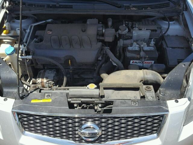 3N1AB6APXBL610459 - 2011 NISSAN SENTRA 2.0 SILVER photo 7