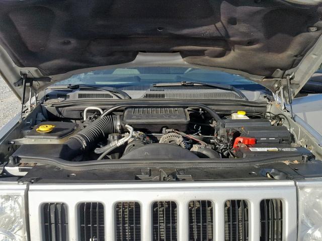 1J8HG48K36C334311 - 2006 JEEP COMMANDER SILVER photo 7