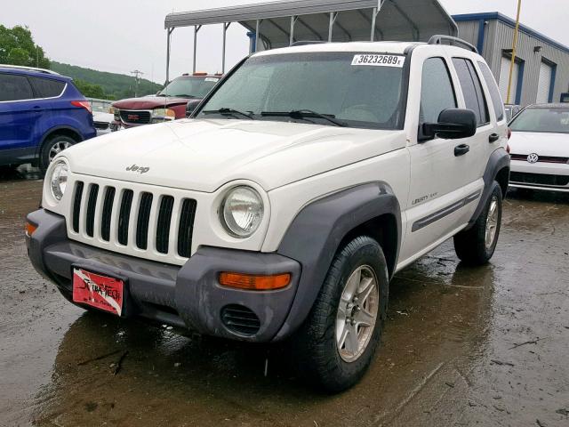 1J4GL48K03W594104 - 2003 JEEP LIBERTY SP WHITE photo 2