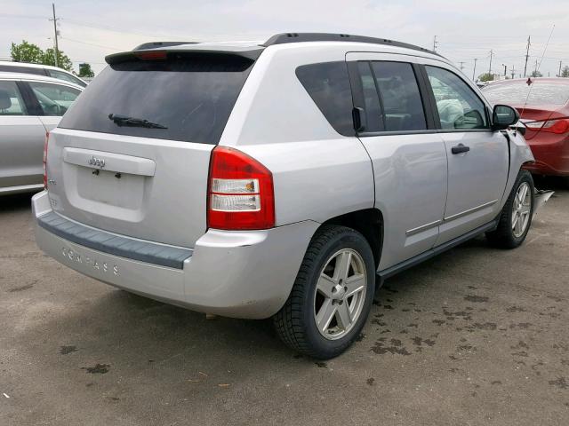 1J8FF47WX8D677483 - 2008 JEEP COMPASS SP Күміс фото 4