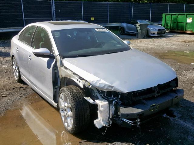 3VW5T7AJ6EM330062 - 2014 VOLKSWAGEN JETTA GLI SILVER photo 1