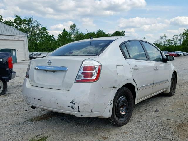 3N1AB6AP8AL690827 - 2010 NISSAN SENTRA 2.0 WHITE photo 4