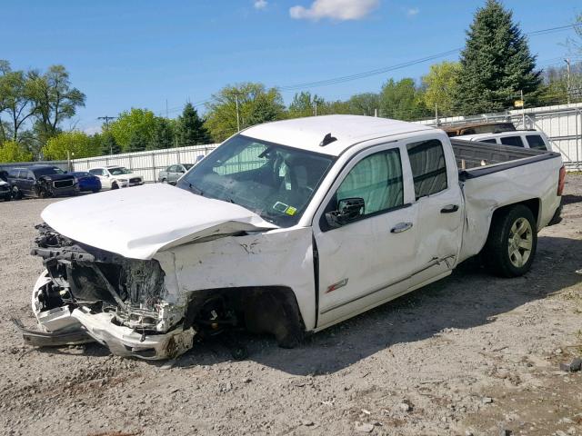 1GCVKREC6FZ442518 - 2015 CHEVROLET SILVERADO WHITE photo 2