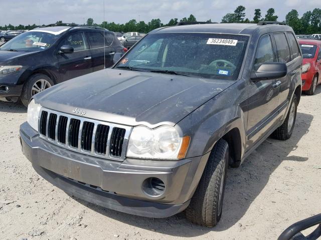 1J8GR48K47C581053 - 2007 JEEP GRAND CHER GRAY photo 2