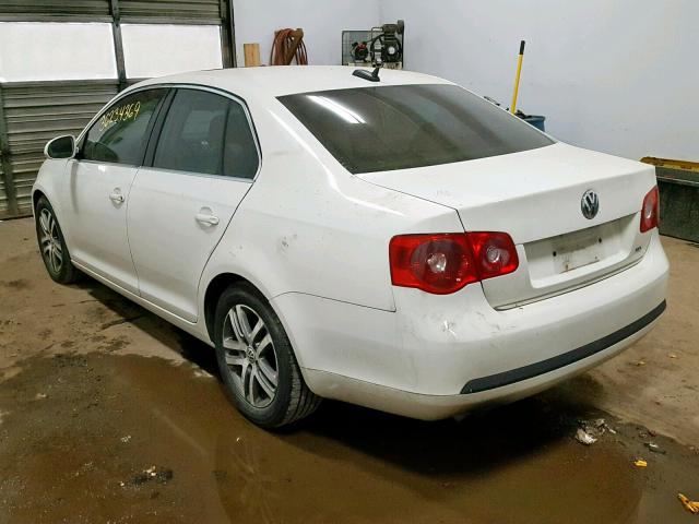 3VWST71K26M842687 - 2006 VOLKSWAGEN JETTA TDI WHITE photo 3