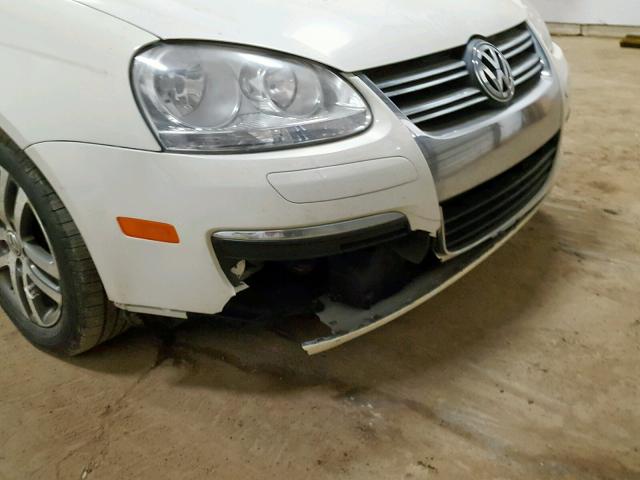 3VWST71K26M842687 - 2006 VOLKSWAGEN JETTA TDI WHITE photo 9