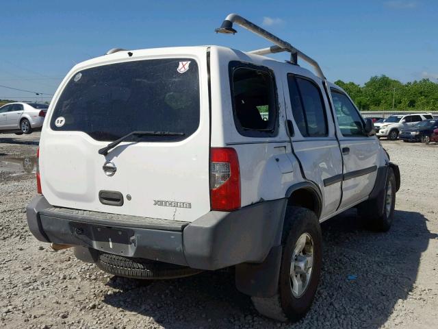 5N1ED28T84C642048 - 2004 NISSAN XTERRA XE WHITE photo 4