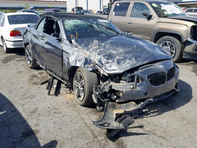 WBA2K9C35HV647311 - 2017 BMW 230I GRAY photo 1