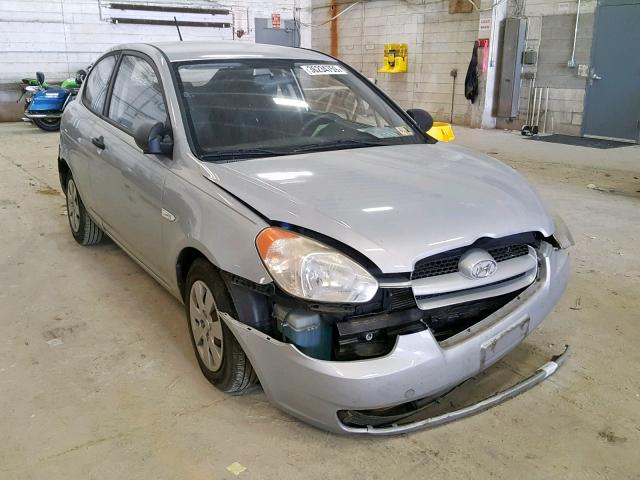 KMHCM36C68U102715 - 2008 HYUNDAI ACCENT GS SILVER photo 1