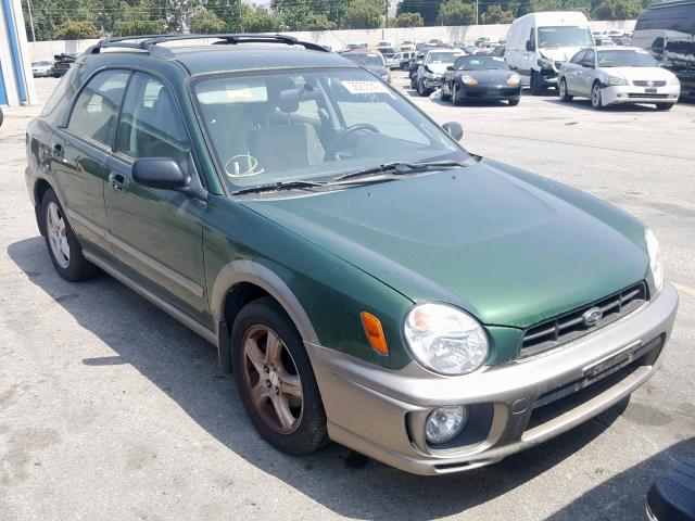 JF1GG68513H809662 - 2003 SUBARU IMPREZA OU GREEN photo 1