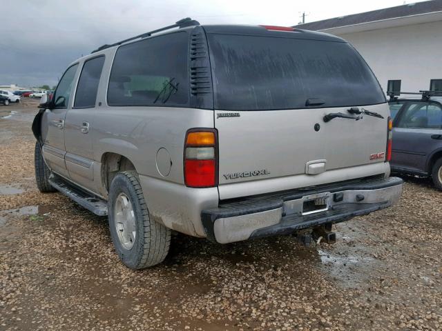 3GKFK16Z45G296387 - 2005 GMC YUKON XL K BEIGE photo 3