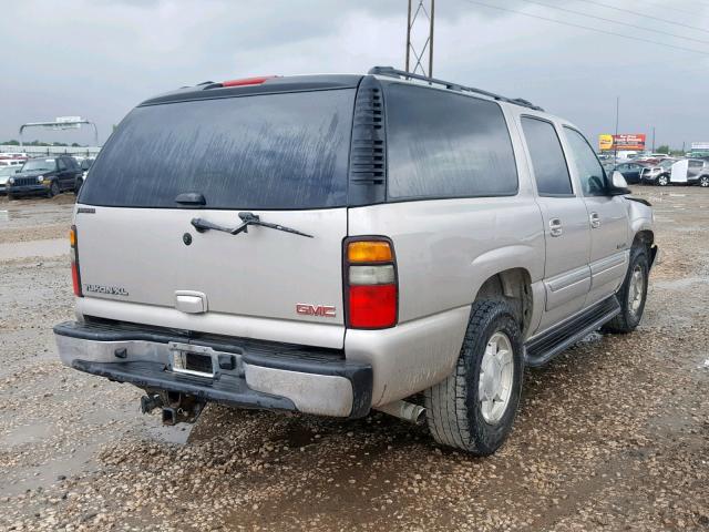 3GKFK16Z45G296387 - 2005 GMC YUKON XL K BEIGE photo 4