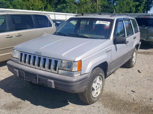 1J4GZ58S4RC351281 - 1994 JEEP GRAND CHER SILVER photo 2