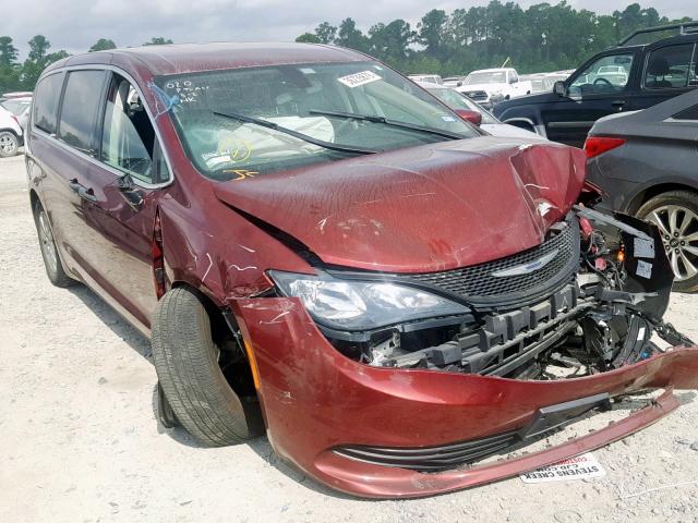 2C4RC1AG6JR130985 - 2018 CHRYSLER PACIFICA L MAROON photo 1