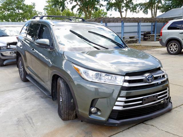 5TDJGRFH2HS035777 - 2017 TOYOTA HIGHLANDER GRAY photo 1