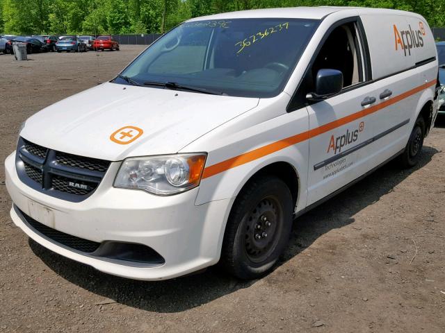 2C4JDGAG2CR217394 - 2012 DODGE RAM VAN WHITE photo 2