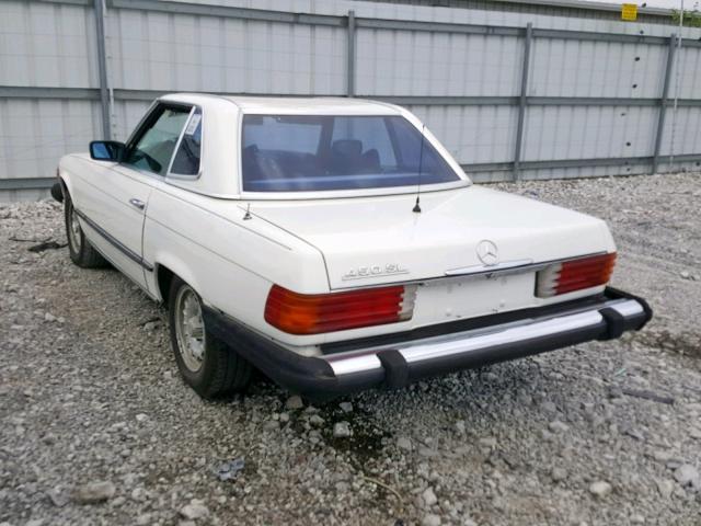 10704412056303 - 1979 MERCEDES-BENZ 450 SL WHITE photo 3