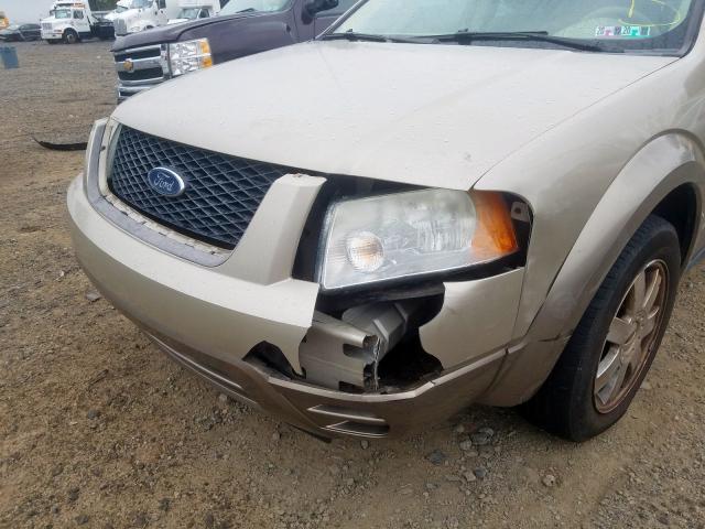 1FMZK04165GA19182 - 2005 FORD FREESTYLE SE  photo 9