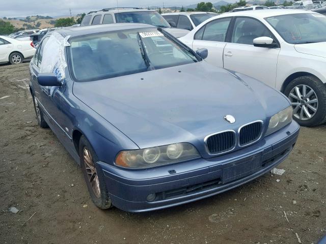 WBADT63422CH98836 - 2002 BMW 5 SERIES BLUE photo 1