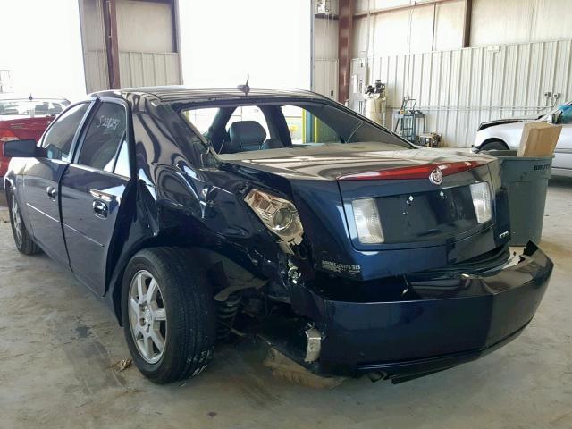 1G6DP577960138757 - 2006 CADILLAC CTS HI FEA BLUE photo 3