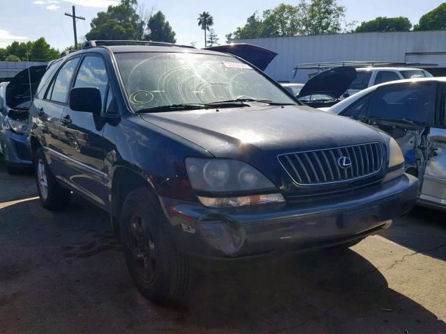 JT6HF10U8Y0098143 - 2000 LEXUS RX 300 BLACK photo 1